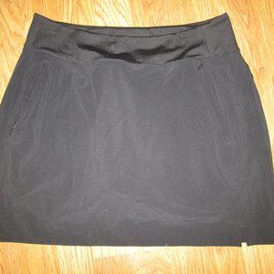 Womens ATHLETA SOHO SKORT athletic skirt w/ built in stretchy shorts sz 10